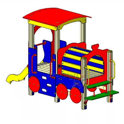 модель игровой комплекс Паровозик-2 DK-302